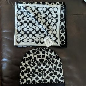 Coach hat & scarf
